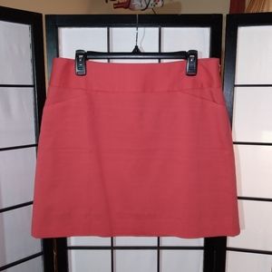 13A. NWT - Ann Taylor LOFT Tangerine Skirt